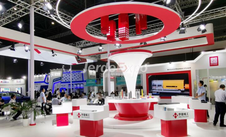 電梯展展會(huì)搭建現(xiàn)場圖