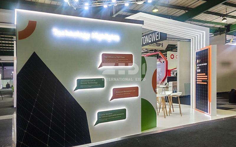 南非光伏展臺布置